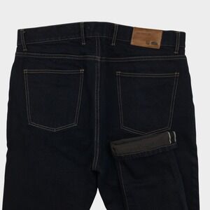 Taylor Stitch Slim Fit Selvedge Jeans Dark Indigo Organic Cotton Mens 34x34
